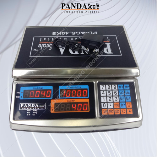 Timbangan Digital Laundry Paket Buah Makanan PANDA SCALE 40kg 5g