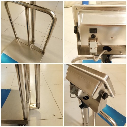 Timbangan Barang Digital Anti Air Full Stainless Steel 200kg 0.01kg