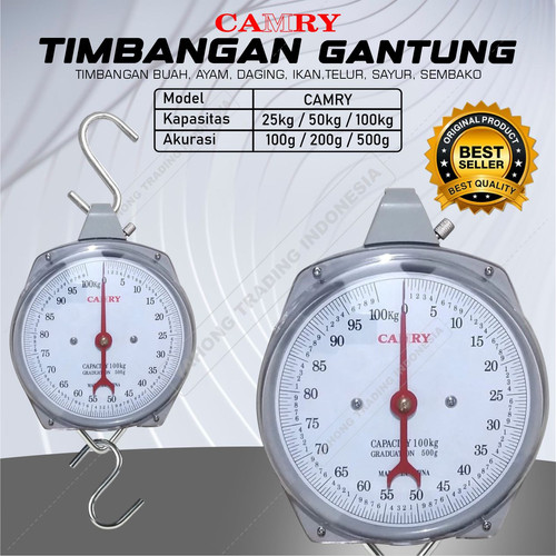 Timbangan Gantung Jarum Manual Camry 25kg 50kg 100kg