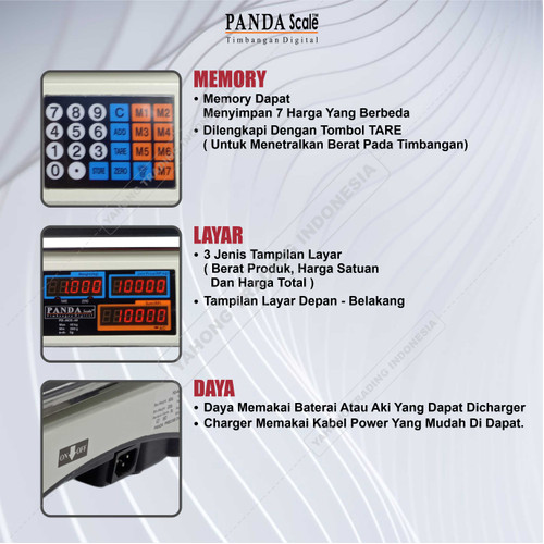 Timbangan Digital Price Computing Scale Laundry Barang Sembako 40kg 5g