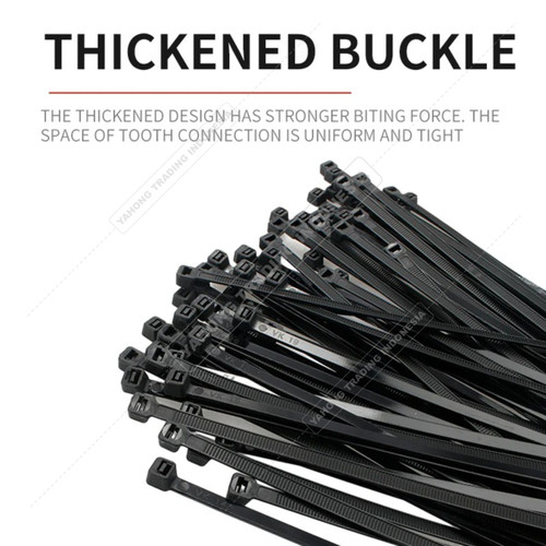 Pengikat Kabel Kabel Tis Cable Tie Kabel Ties 3.6 x 300 mm 30CM hitam
