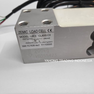 Load Cell Timbangan 200KG Loadcell ZEMIC L6E3 200 KG