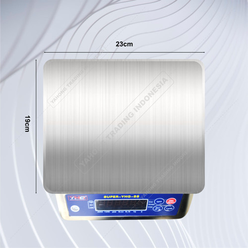 Timbangan digital meja anti air waterproof Excellent Super SS 30kg 10g