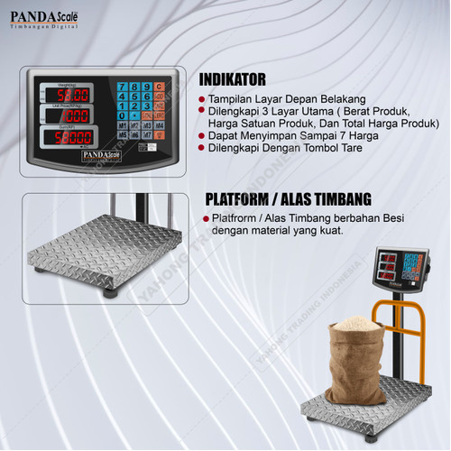 Timbangan Duduk Digital / Timbangan Barang Ekspedisi Paket 300kg
