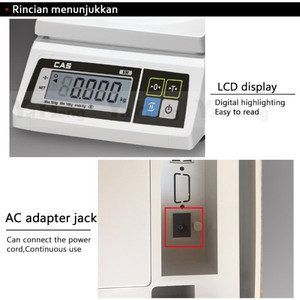 timbangan meja digital CAS SW-1A 15KG*0.5G
