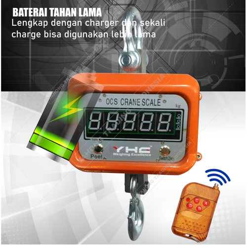 Timbangan Barang Pabrik 5ton Timbangan Gantung Digital YHG 5 TON
