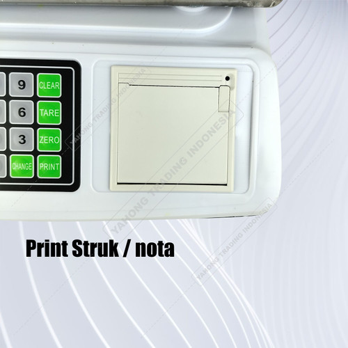 Timbangan Digital Printer / Price Computing Scale + Printer 50kg