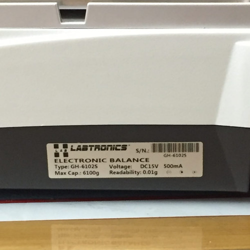 Timbangan Electronic Balance Labtronics Analitik Lab GH-6102S 6100g