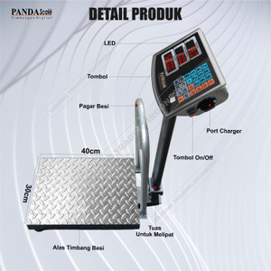 Timbangan Duduk Digital / Timbangan Barang Ekspedisi Paket 100kg 20g