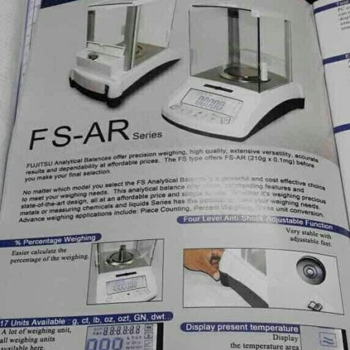 Timbangan Fujitsu FS-AR Analytical Balance 210g 0.1mg