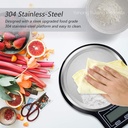 Timbangan Dapur Coffee Stainless/KITCHEN SCALE 10kg*1g