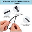 Pengikat Kabel Kabel Tis Cable Tie Kabel Ties 3.6 x 300 mm 30CM hitam