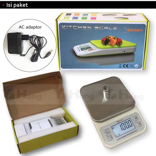 Timbangan Digital Portable Akurasi 1gram Max 6000 gram