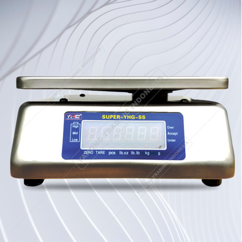 Timbangan digital meja anti air waterproof Excellent Super SS 30kg 10g
