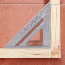 JLD Penggaris Segitiga Siku Woodworking 18*25CM Penggaris Tukang