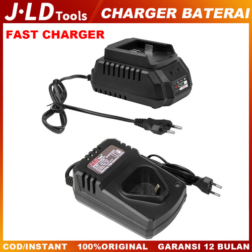 JLD Charger baterai Fast Charger/21V Charger and 12V Charger