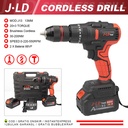 JLD Mesin bor Cordless Drill 2 Baterai 88V Brushless Impact bor 3 Mode