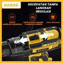 DAOHE 36VF Mesin bor baterai set bor cas 25+3 Cordless Impact Lengkap 2 Baterai Fullset Koper