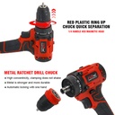 JLD 48VF Mesin bor baterai brushless 13MM bor impact bor cas 80NM Electric drill cordless