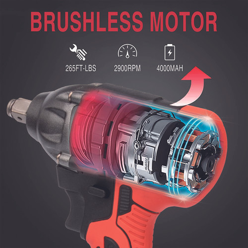 JLD Brushless Impact wrench cordless 88VF impact baterai torsi besar