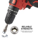 JLD 5 pcs Mata Shock 8-10MM Kunci Socket Magnetic Hex Power Nut Drill