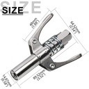 JLD Grease Coupler Kepala Grease Gun Pegangan Ganda Kepala Grease Tool