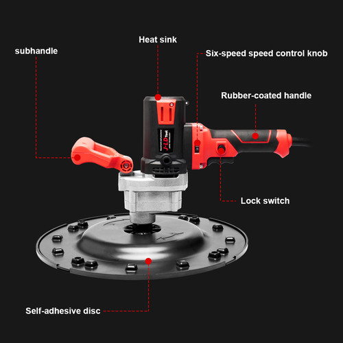 JLD Mesin plester poles semen alat perata acian 4800W 6 Mode Pemoles