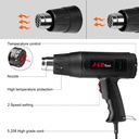 JLD Hot Air Gun Heat Gun Mesin Blower Alat Pemanas Udara Stiker Kaca