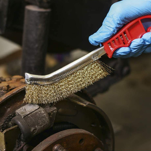 JLD Sikat Baja Sisir Kawat Bengkok Kuningan Wire Brush Sikat Pembersih