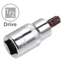JLD 1/2'' Mata Kunci Shock Bintang T40 T45 T50 T55 Mata hexagonal Hex Bit Socket Mata sok Impact