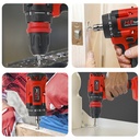 JLD 48VF Mesin bor baterai brushless 13MM bor impact bor cas 80NM Electric drill cordless