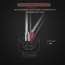 JLD 9 Pcs Kunci L Set Kombinasi Bintang/Hex Key 1.5 - 10 mm kunci set