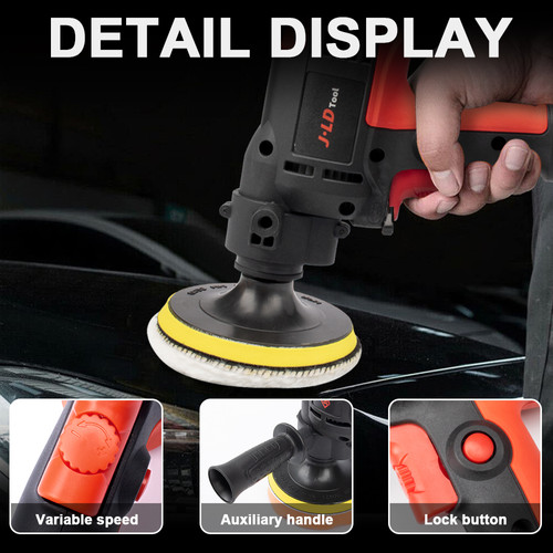 JLD Mesin poles J3310 440W Polisher Machine Size 5Inch Bisa bor kayu