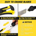 JLD pisau pemotong Cutter Knife/Acrylic knife/Cutter Kecil/pisau kecil