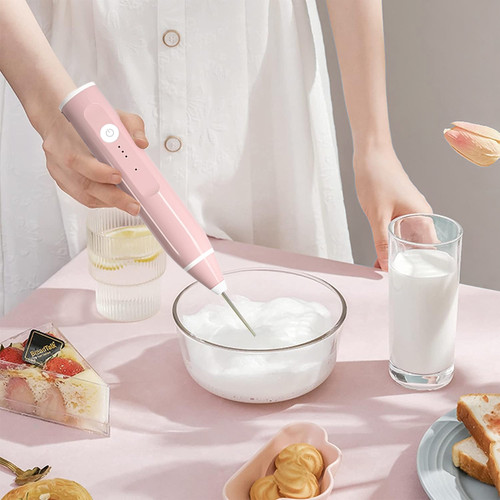 JLD Hand Mixer Mini Electric Whisk Kopi Susu Telur USB Milk Frother