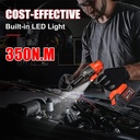 JLD Mesin bor+Impact Wrench Brushless 88VF Impact baterai torsi besar