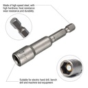 JLD 5 pcs Mata Shock 8-10MM Kunci Socket Magnetic Hex Power Nut Drill