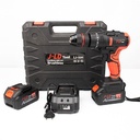 JLD Mesin bor Cordless Drill 2 Baterai 88V Brushless Impact bor 3 Mode