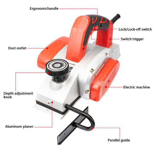 JLD Mesin Serut Kayu Elektrik/Electric Wood Planer Machine/ koper besi