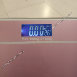 Timbangan Badan Digital Kaca Motif Bergambar 180 KG