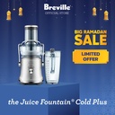 Breville the Juice Fountain Cold Plus - Mesin Ekstraksi Jus Buah dan Sayur Juicer Heavy Duty