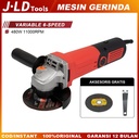 JLD Mesin Gerinda Listrik Variable Speed / Angle grinder Tangan