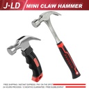 JLD Mini Claw Hammer Palu Kambing Mini Steel /Alat Perkakas Multifungsi Camping Hammer