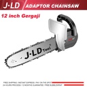 JLD 12'' Adapter chainsaw ke gerinda tangan Adaptor chainsaw gerinda konverter gergaji chainsaw