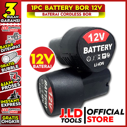 Baterai 12 Volt - Lithium Battery - Battery Cordless