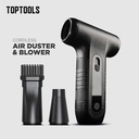 TOP TOOLS Cordless Air Duster Blower BAD-W06 / TIP TOP Pembersih Debu with LED Screen