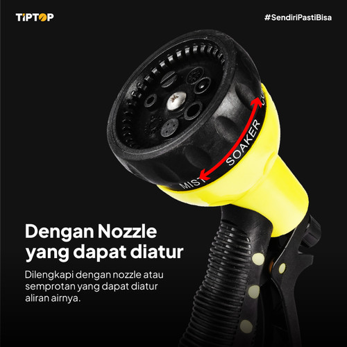 TIP TOP Set Gardening Sprayer Car Wash 7 Mode / Set Penyemprot Air Untuk Tanaman Cuci Kendaraan 7 mode GHN-001