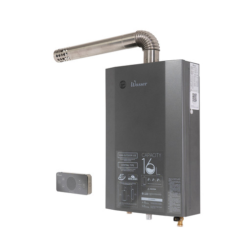 Pemanas Air Water Heater Gas 16 liter/menit Wasser WH-16R LPG