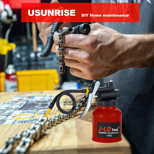 JLD Oil can gun 250ml 300ml kaleng oli botol semprot minyak oli pelumas engsel mesin