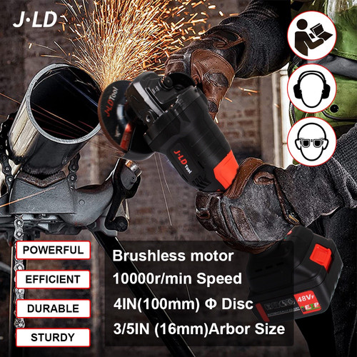 MESIN GERINDA BATRAI - CORDLESS BRUSHLESS ANGLE GRINDER